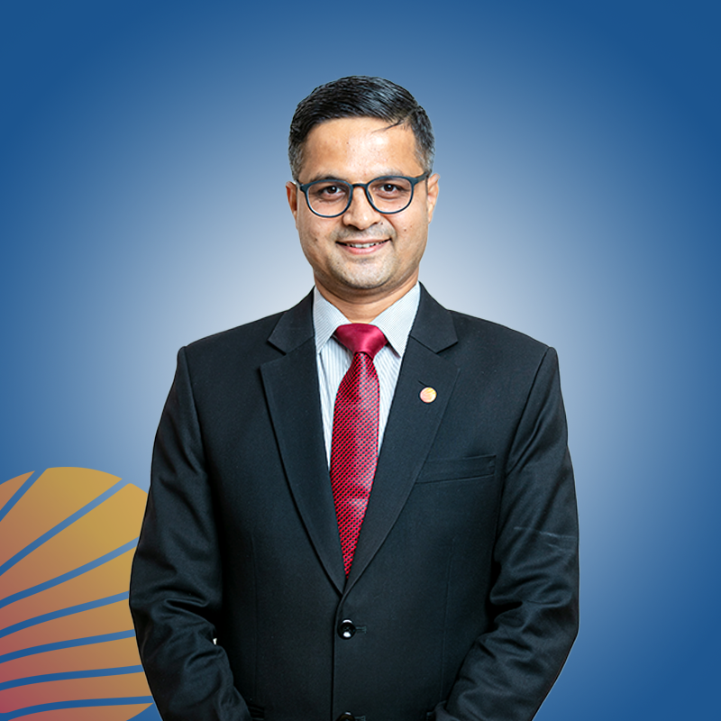 Management team, photo of Mr. Ashish Gyawali