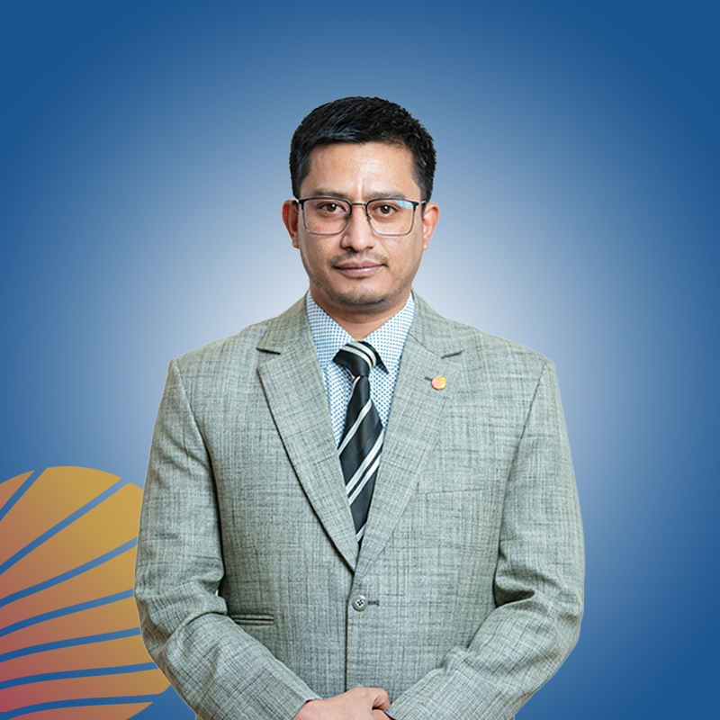 Management team, photo of Mr. Ashish Shrestha